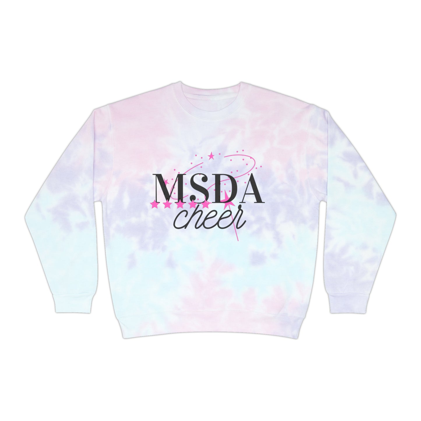 MSDA Cheer Unisex Tie-Dye Sweatshirt