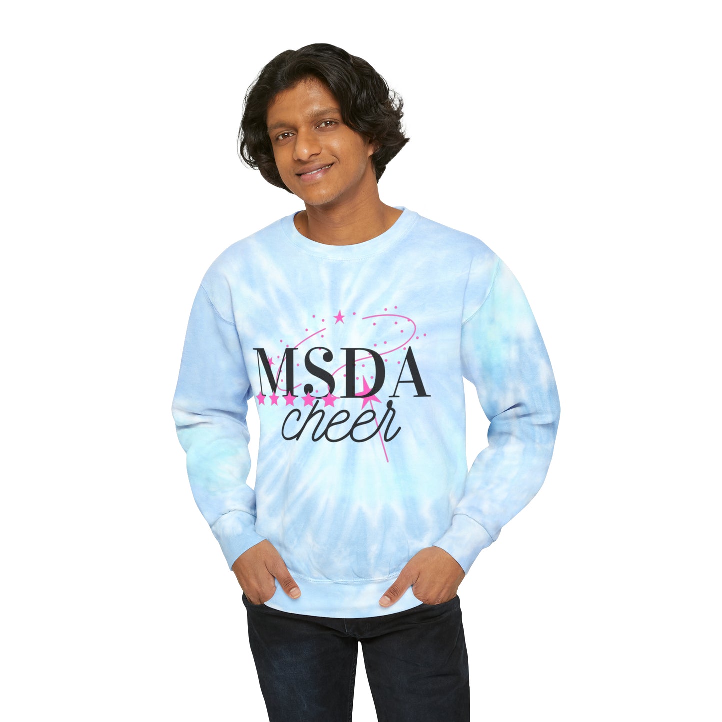 MSDA Cheer Unisex Tie-Dye Sweatshirt