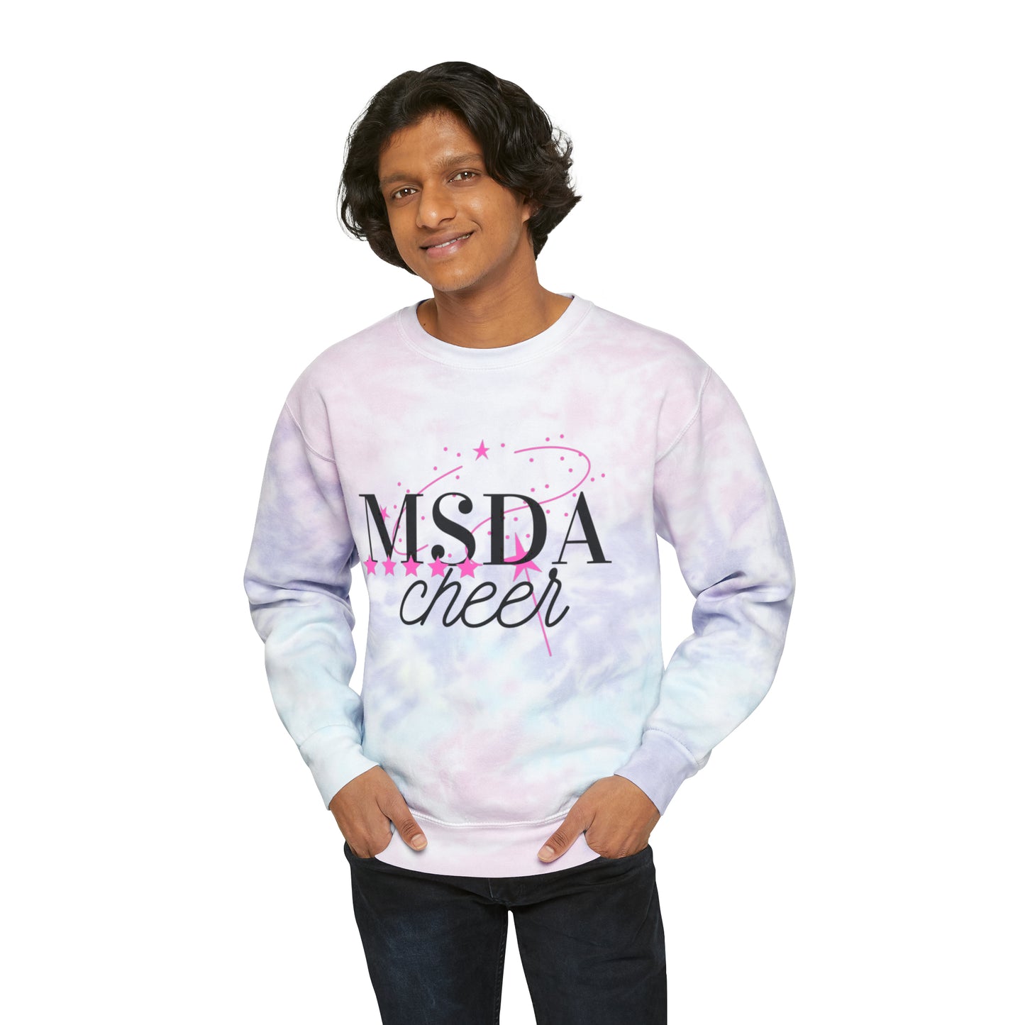 MSDA Cheer Unisex Tie-Dye Sweatshirt