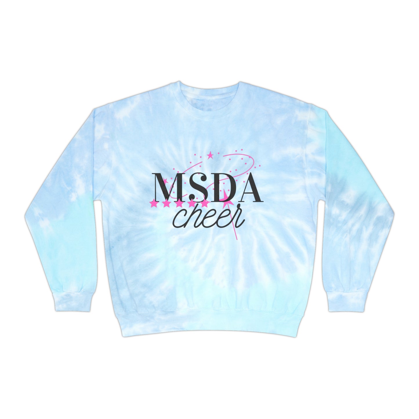 MSDA Cheer Unisex Tie-Dye Sweatshirt