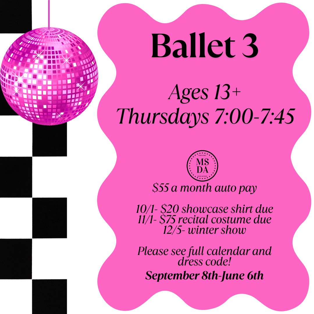 Ballet 3: Thursdays