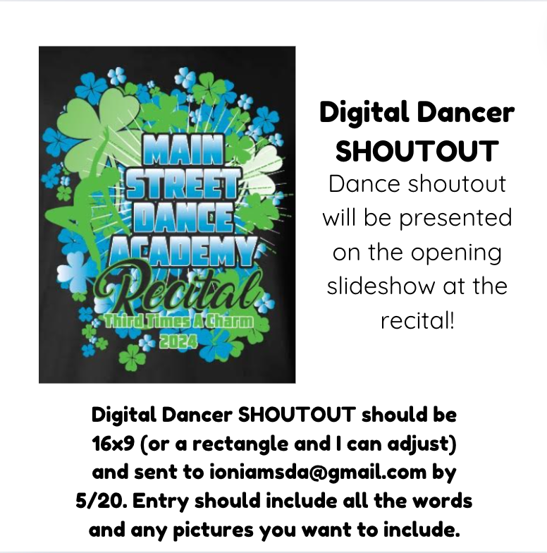 Digital Dancer SHOUTOUT